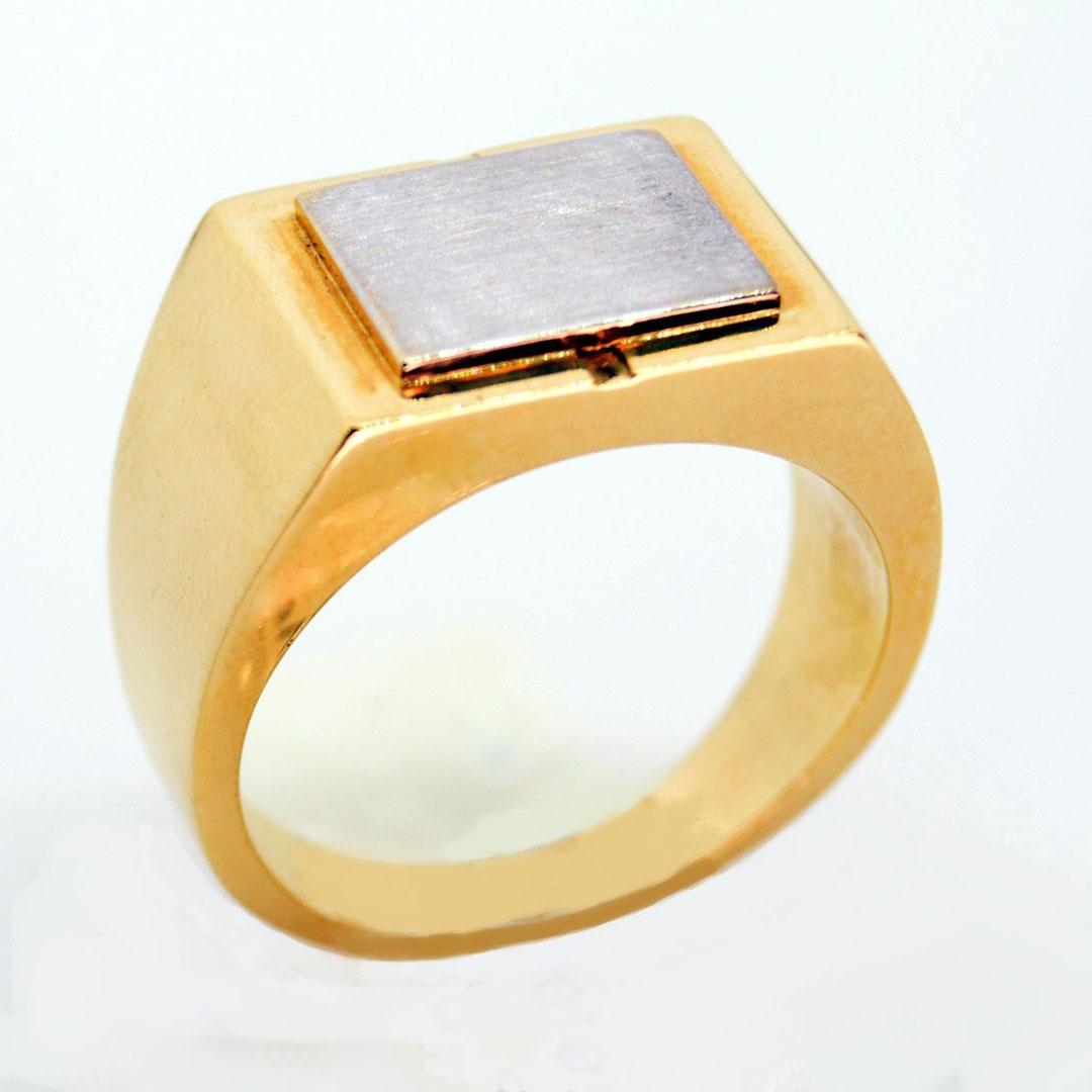 SELLO HOMBRE ORO 18 K BICOLOR 8125