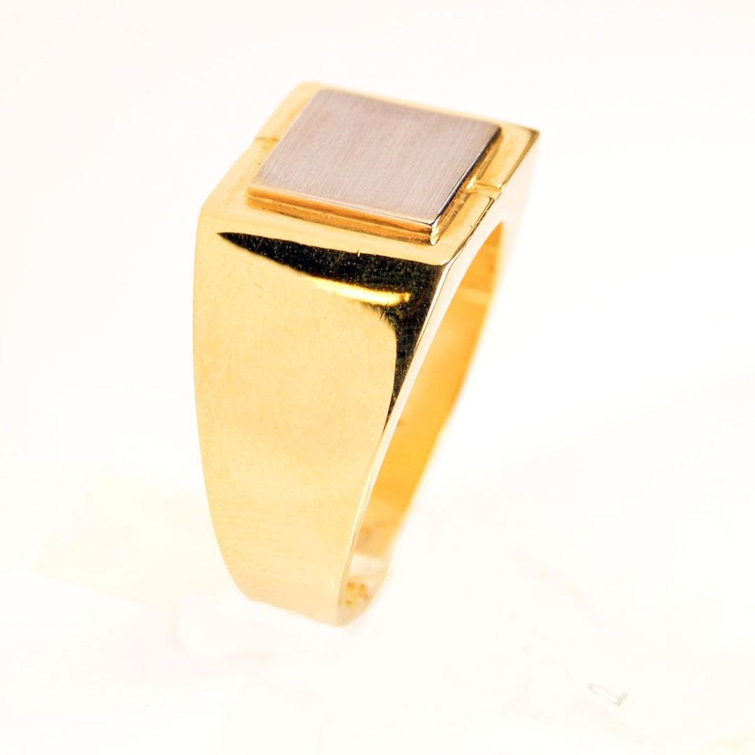 SELLO HOMBRE ORO 18 K BICOLOR 8125