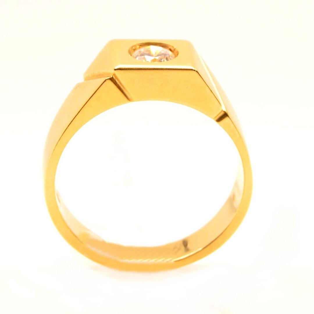 SOLITARIO HOMBRE ORO 18 K CON CIRCONITA M43