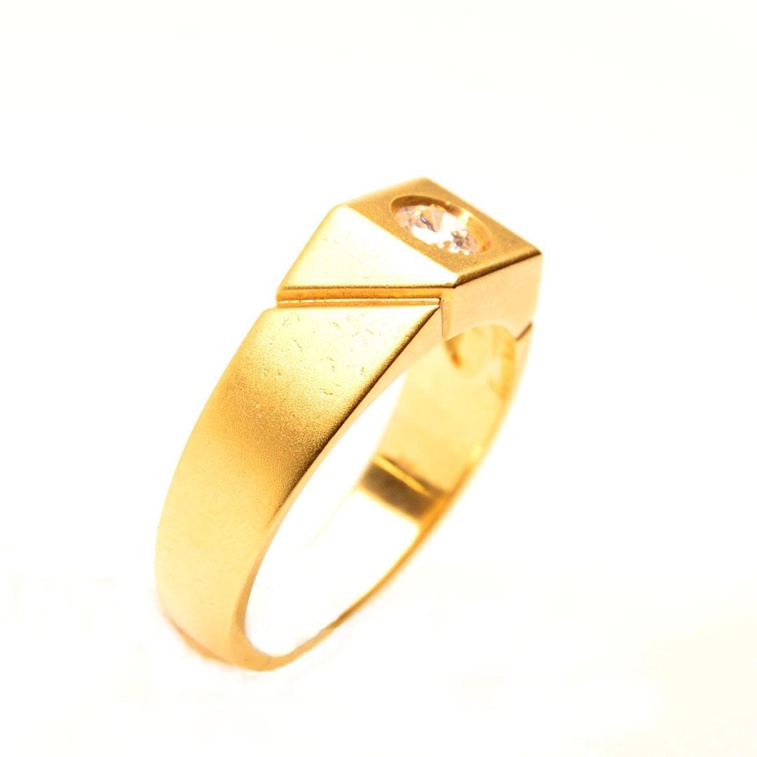 SOLITARIO HOMBRE ORO 18 K CON CIRCONITA M43