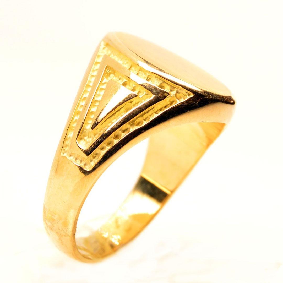 SELLO HOMBRE ORO 18 K R72