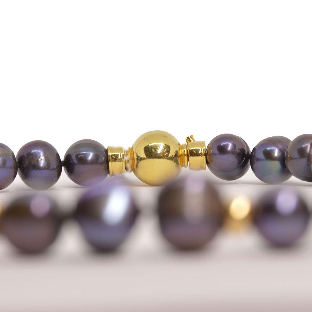 COLLAR MUJER PERLAS NEGRAS HG-2699