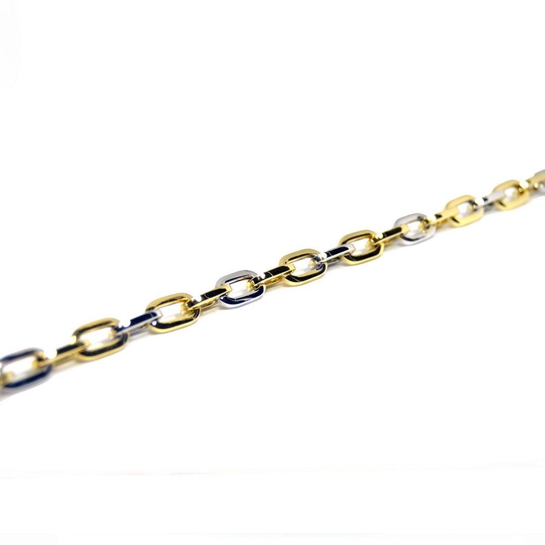PULSERA MUJER ORO 18K BICOLOR 1089