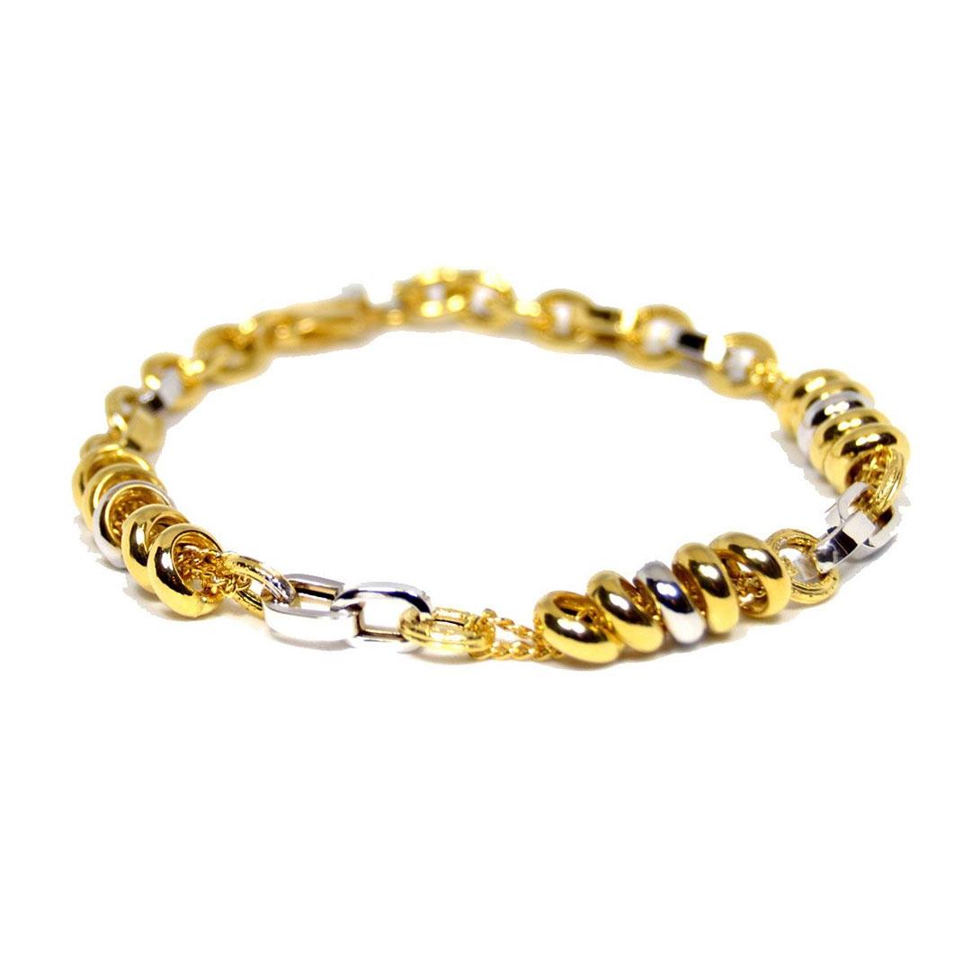 PULSERA MUJER ORO 18K BICOLOR 1194