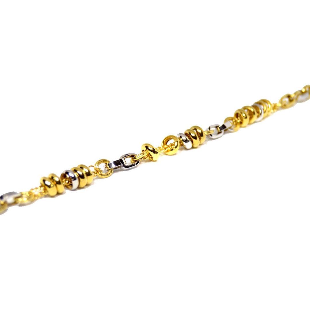 PULSERA MUJER ORO 18K BICOLOR 1194