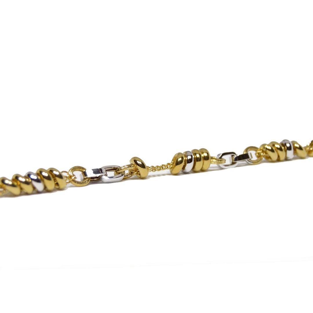 PULSERA MUJER ORO 18K BICOLOR 1194