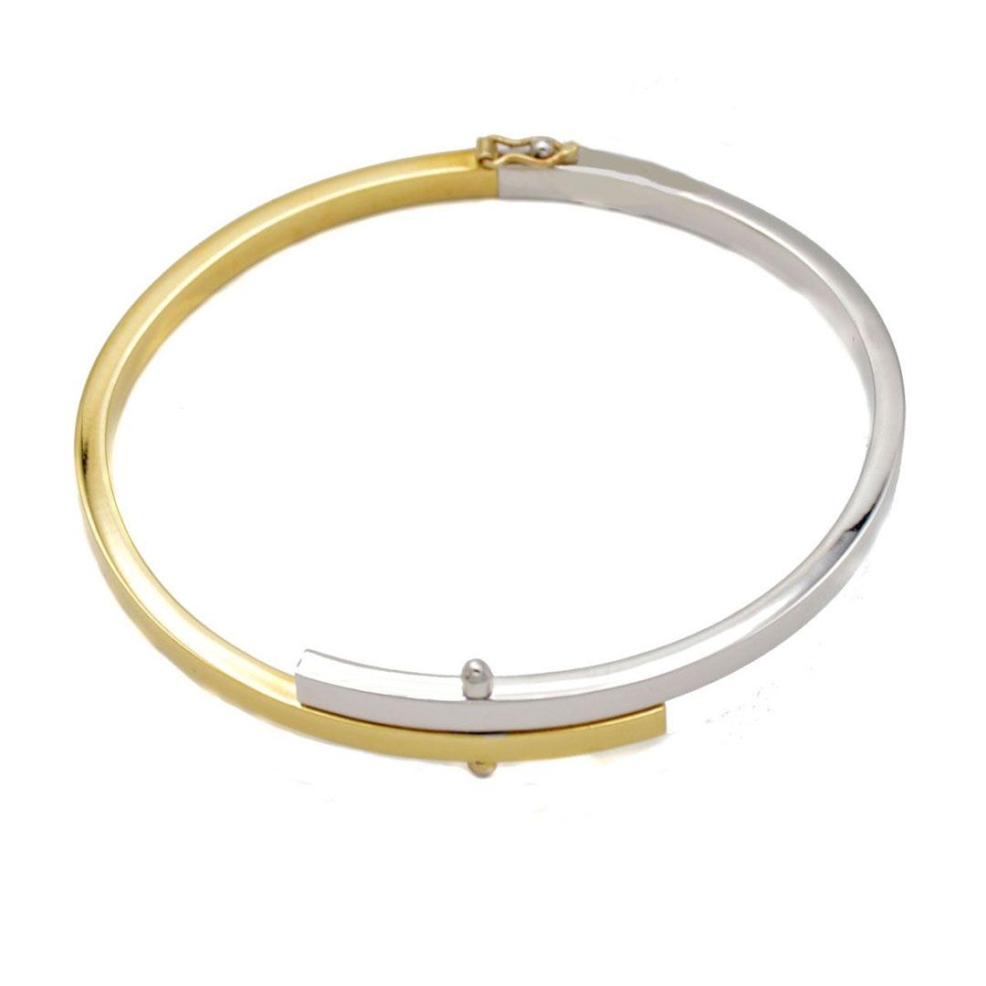 PULSERA ARO MUJER ORO 18K BICOLOR 3365/1