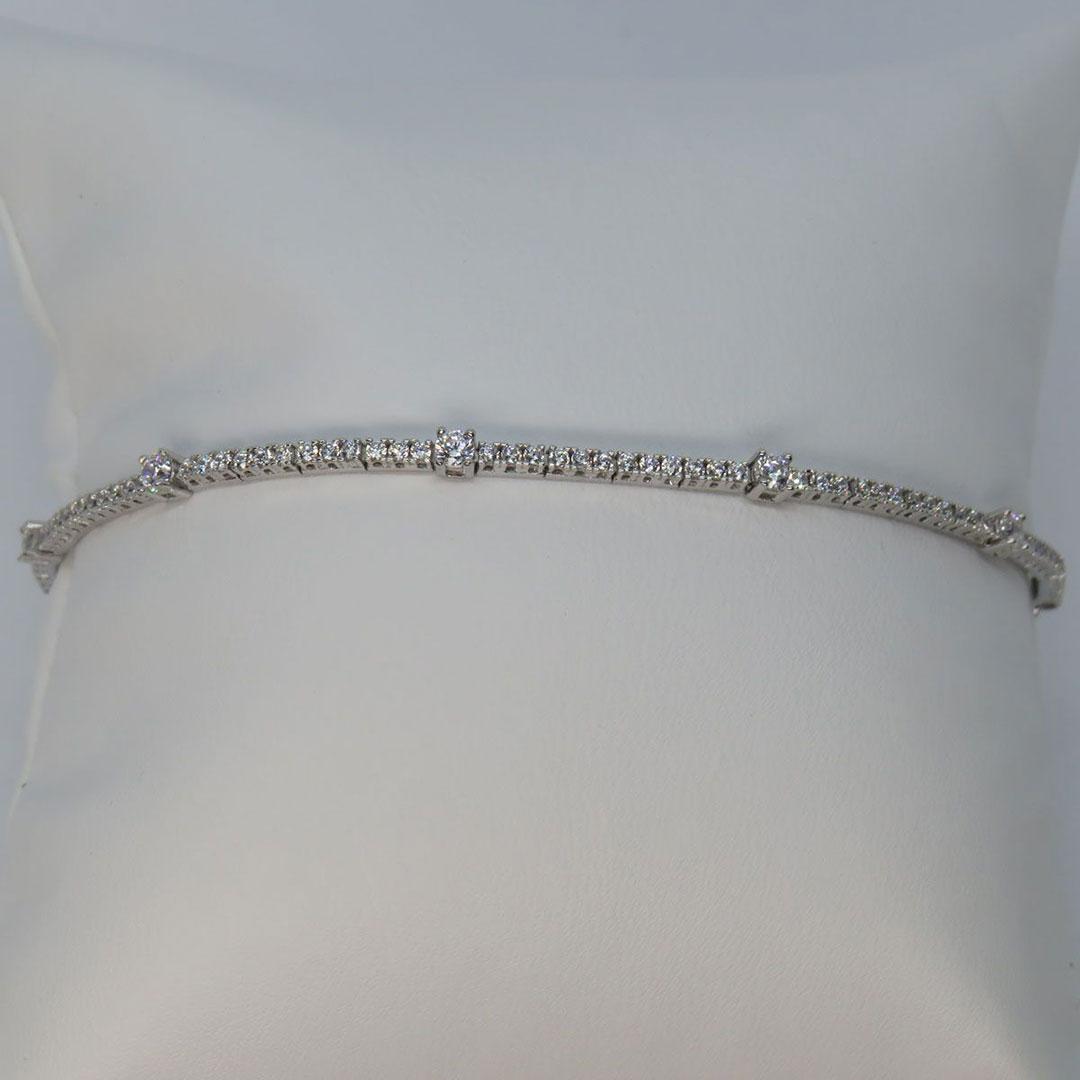 PULSERA MUJER ORO BLANCO 18K 215-534-342-19
