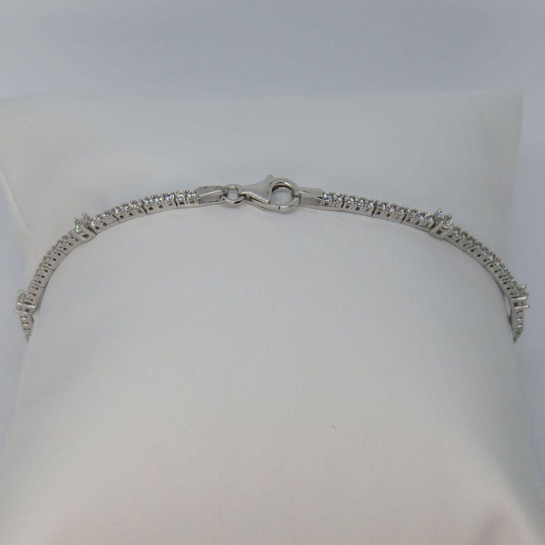 PULSERA MUJER ORO BLANCO 18K 215-534-342-19
