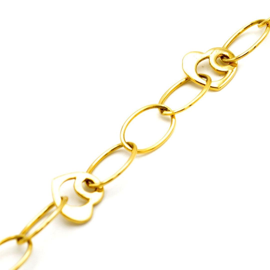 PULSERA MUJER ORO 18K CORAZONES 4599