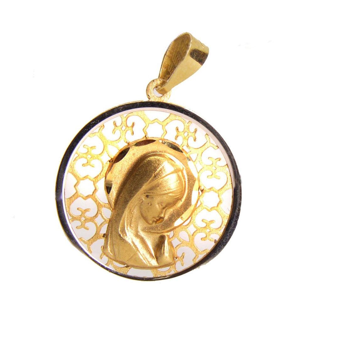 MEDALLA COMUNIÓN NIÑA ORO 18K 6864