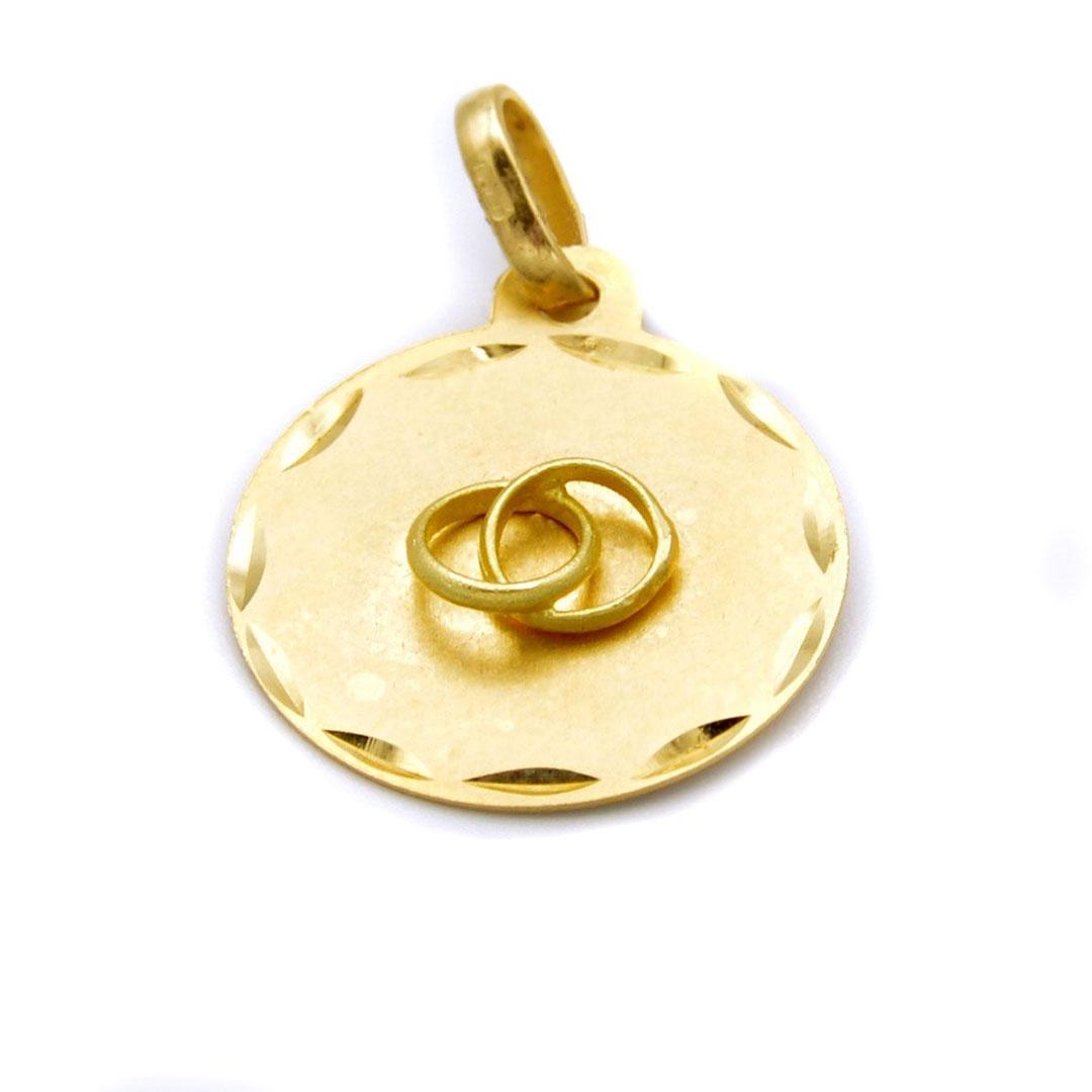 COLGANTE MUJER ORO 18K ENLACE R14