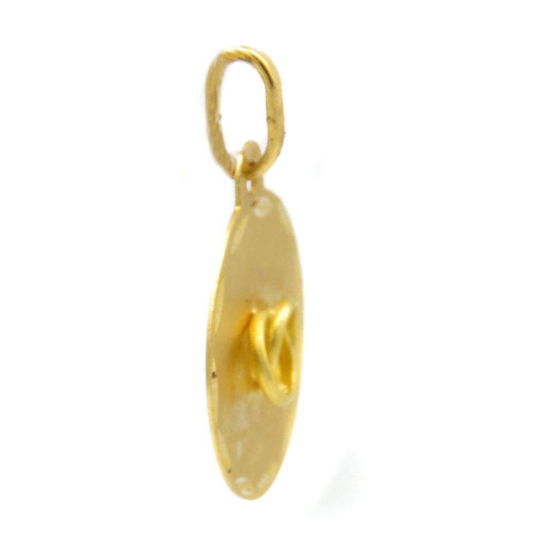 COLGANTE MUJER ORO 18K ENLACE R14