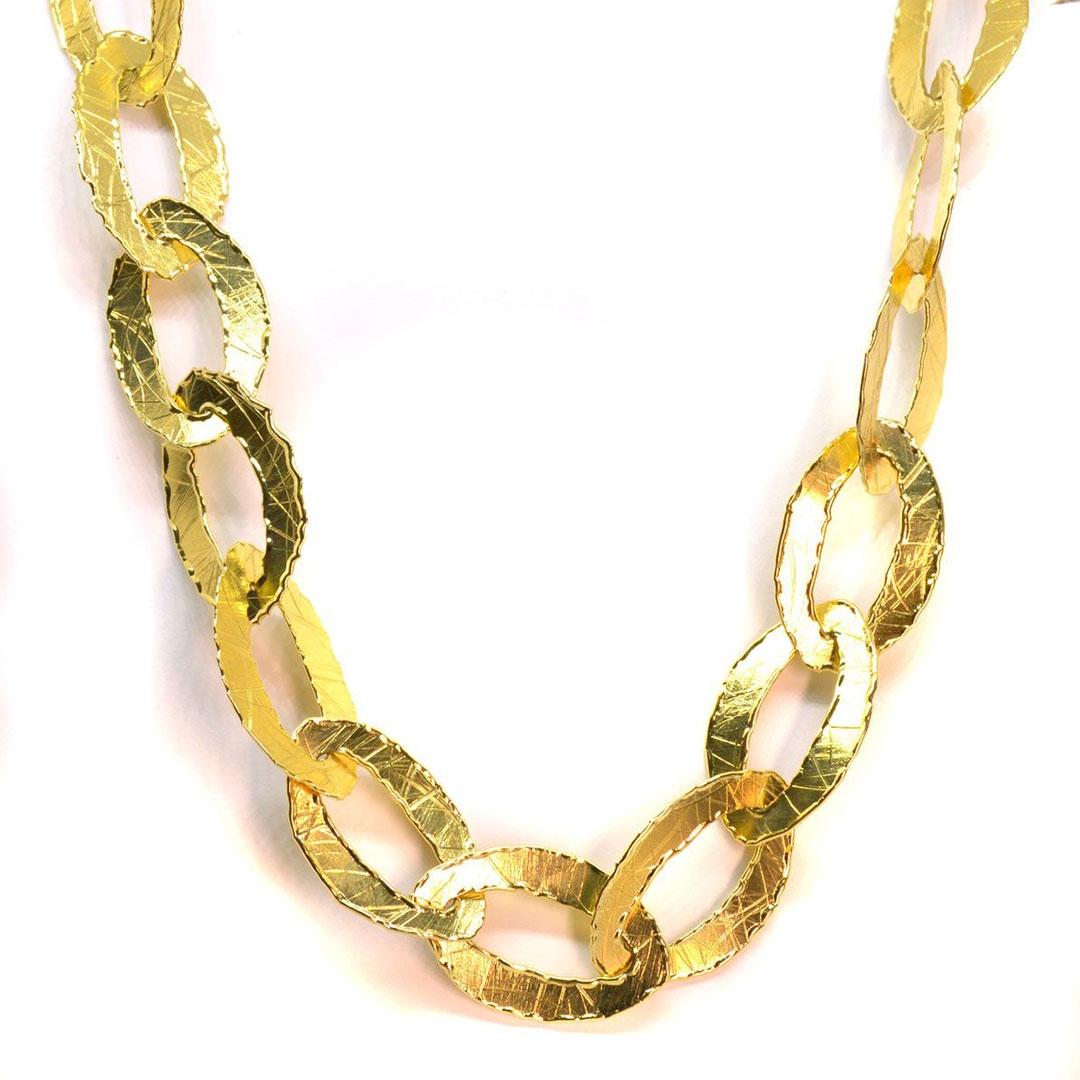 COLLAR MUJER ORO 18K  105-45