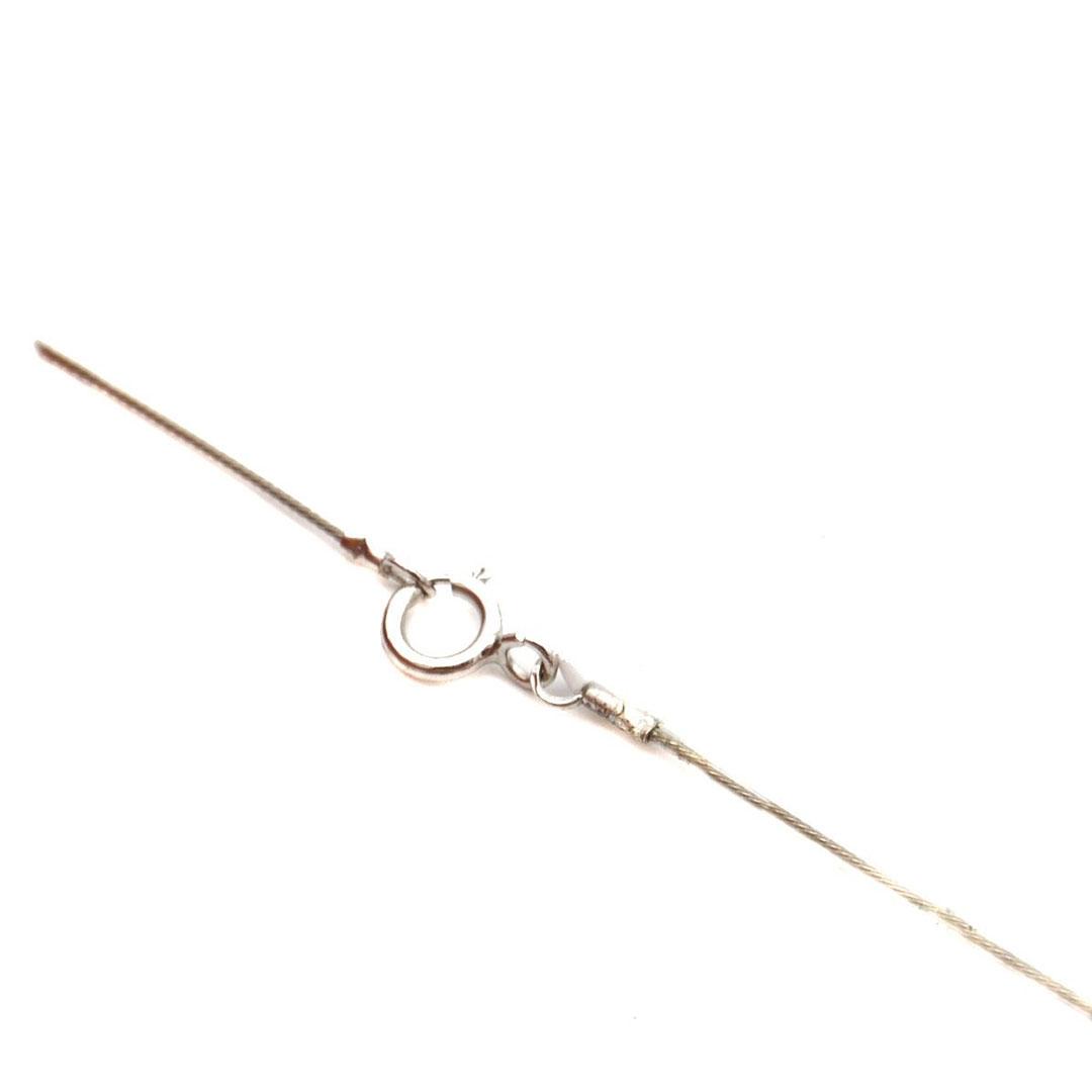 COLLAR MUJER ACERO CON CORAZON ORO 18K Y DIAMANTE 2971BT