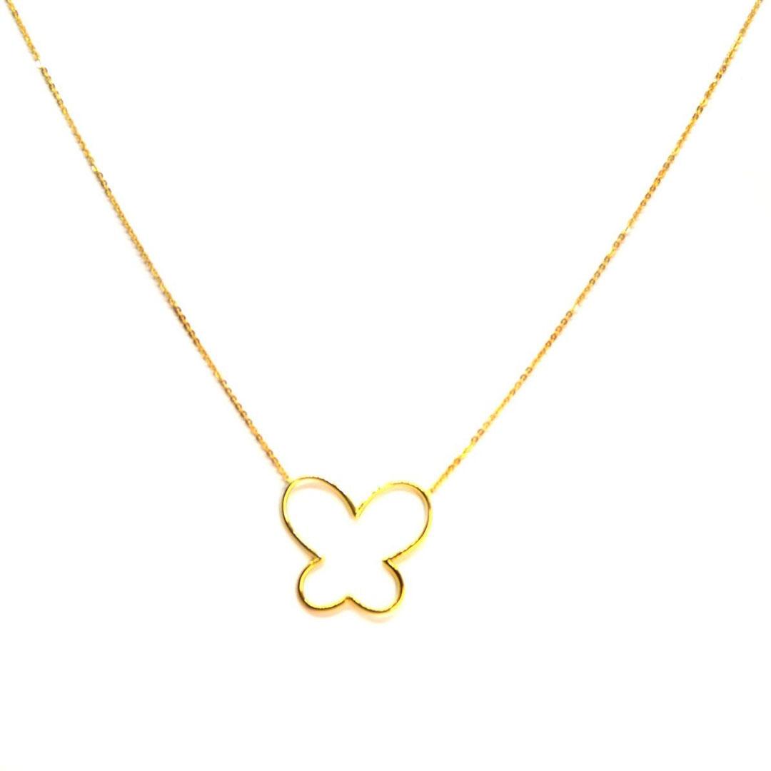 COLLAR MUJER ORO 18K MARIPOSA 3322