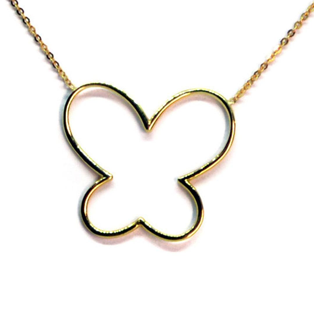 COLLAR MUJER ORO 18K MARIPOSA 3322