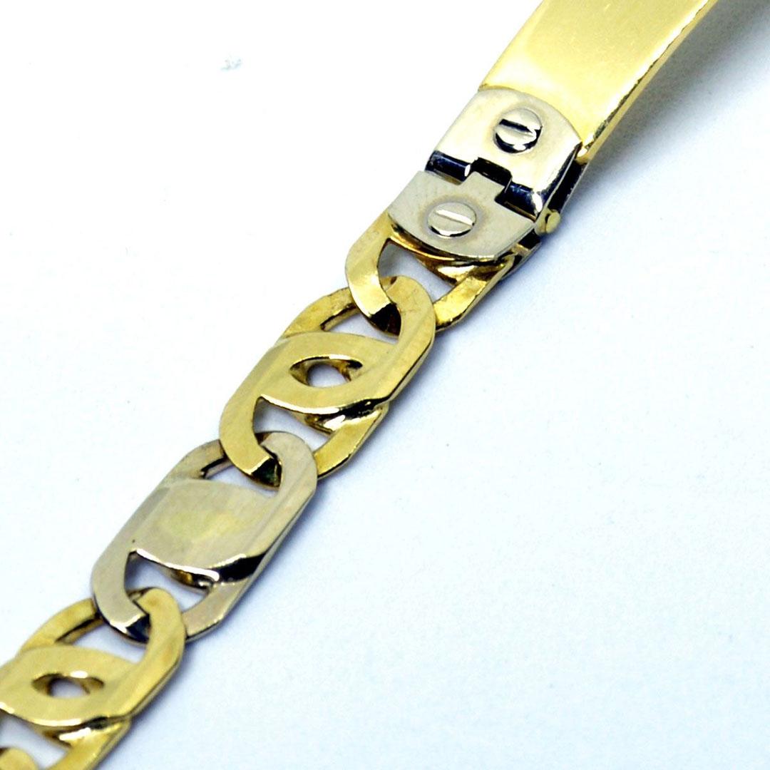 ESCLAVA HOMBRE ORO 18K 220-534-7499-21