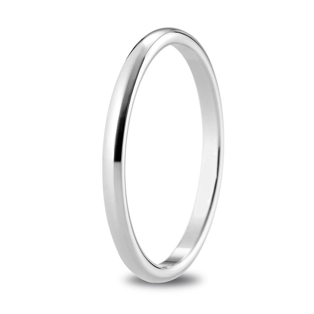 ALIANZA ORO BLANCO 18K MEDIA CAÑA 305B