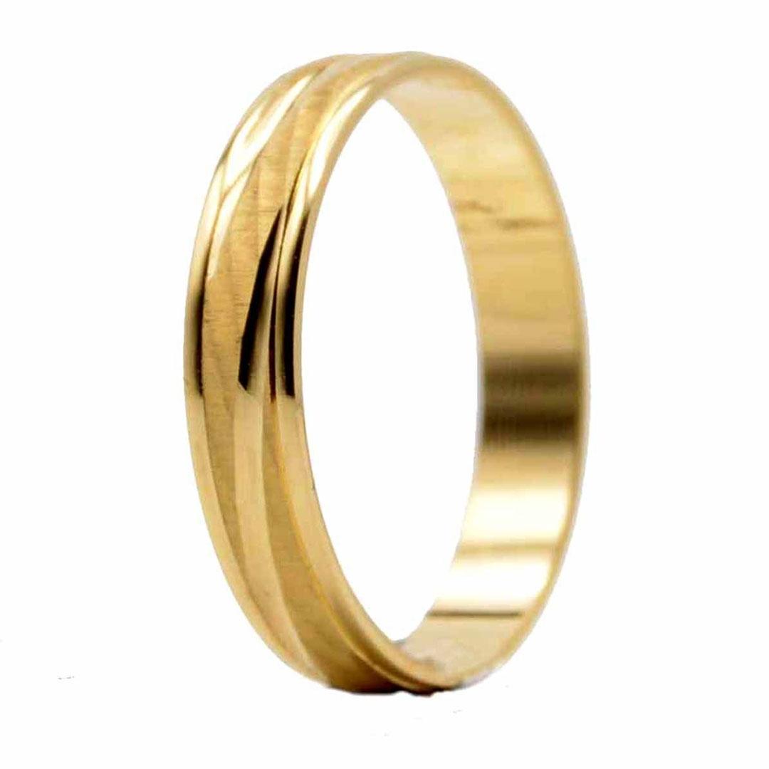 ALIANZA ORO 18K PLANA 4MM 329A-4