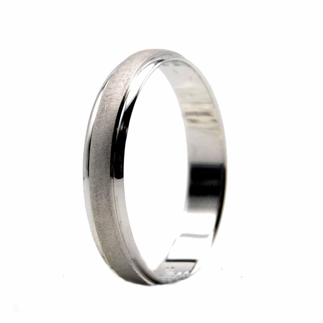 ALIANZA ORO BLANCO 18K MEDIA CAÑA 5B44