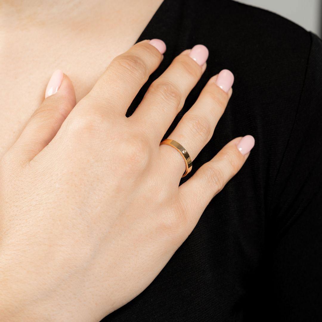 CONJUNTO ALIANZA ORO 18K PLANA 3 MM 759 (T11-T20)