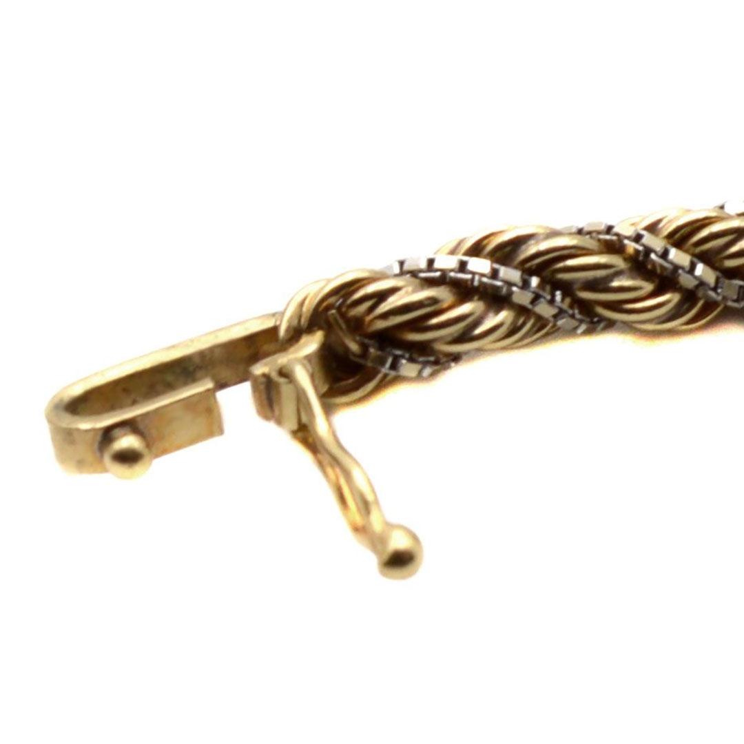 COLLAR UNISEX  BICOLOR ORO 18K 2240