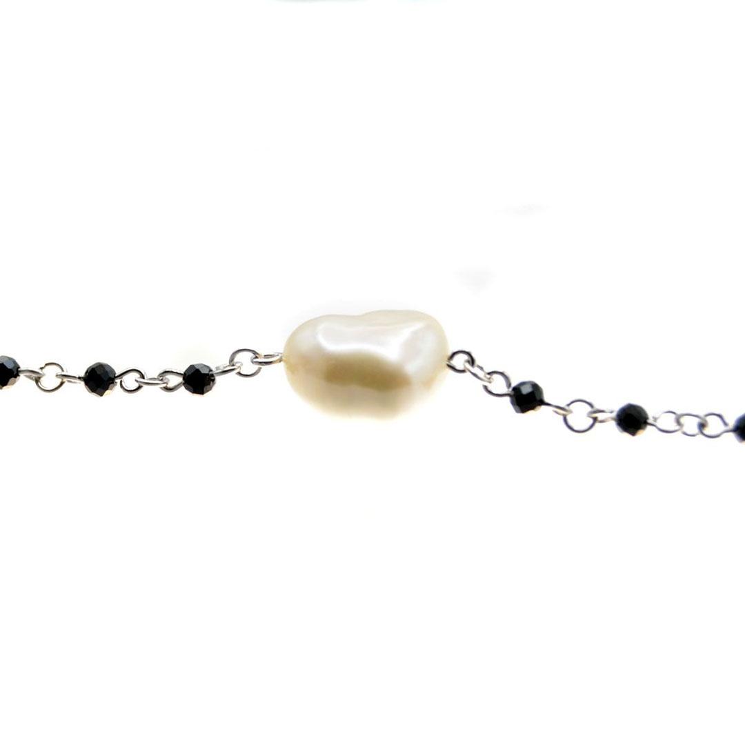 PULSERA MUJER PLATA LEY Y PERLA 40707