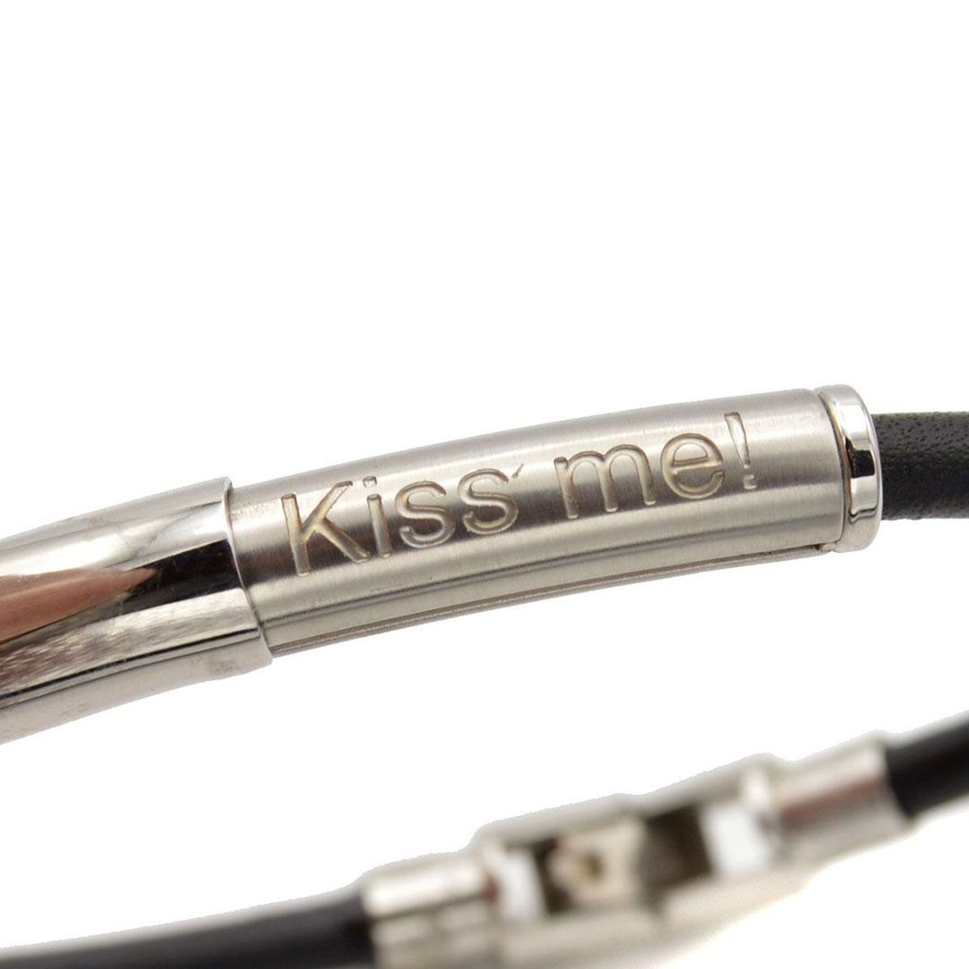 PULSERA HOMBRE MORELLATO ACERO - CUERO - KISS ME! 8912B