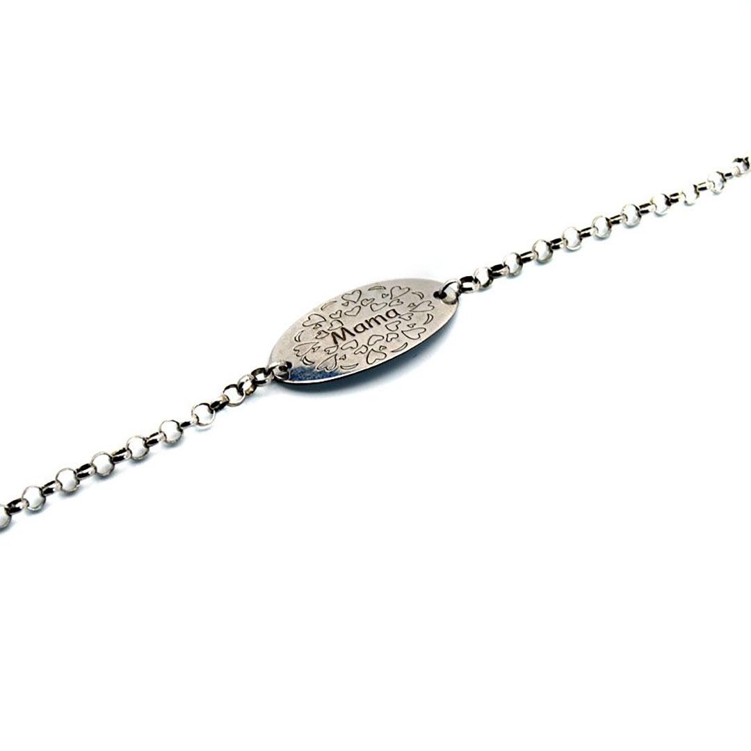 'PULSERA MUJER PLATA ''MAMA'' 9574'