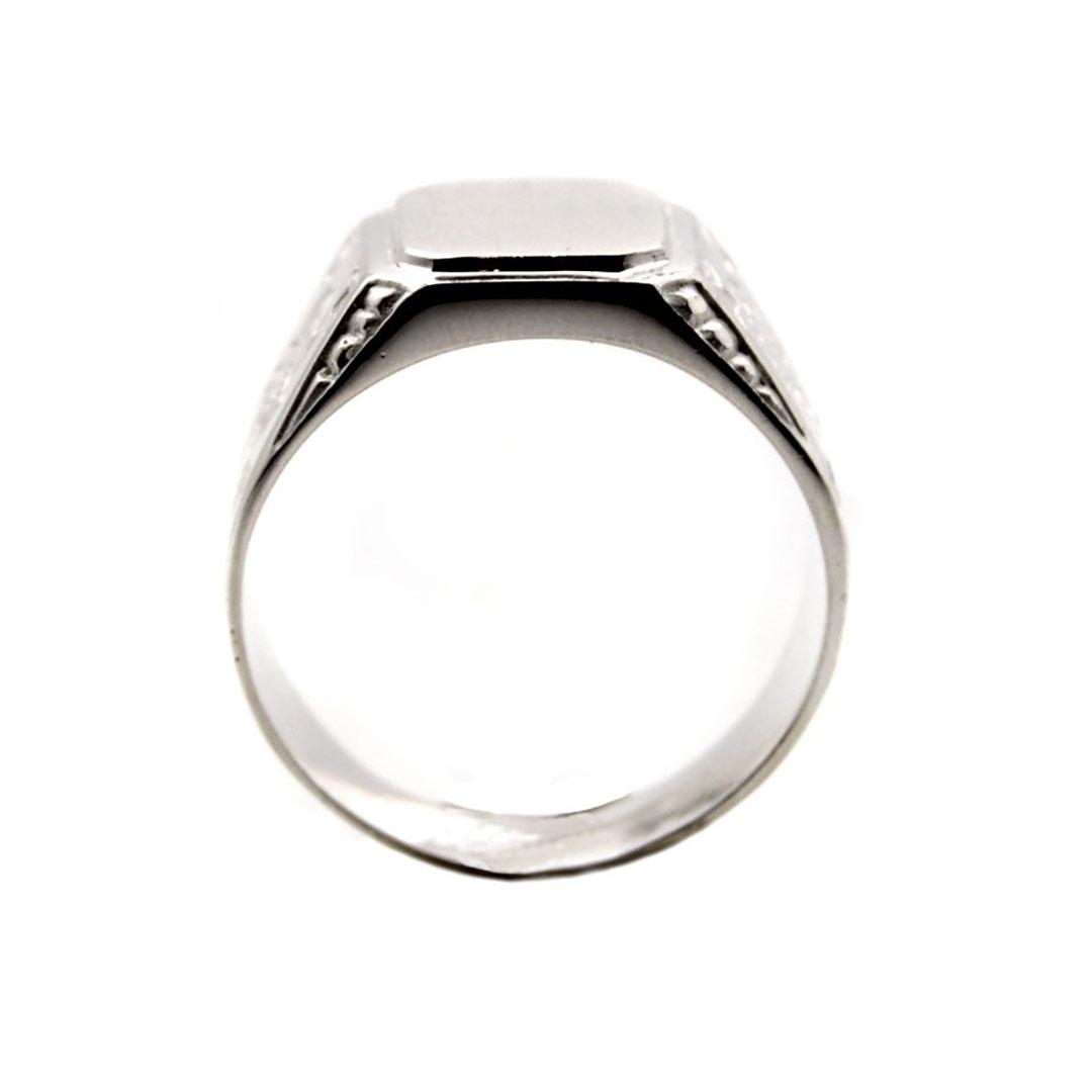 SORTIJA SELLO HOMBRE PLATA 1706