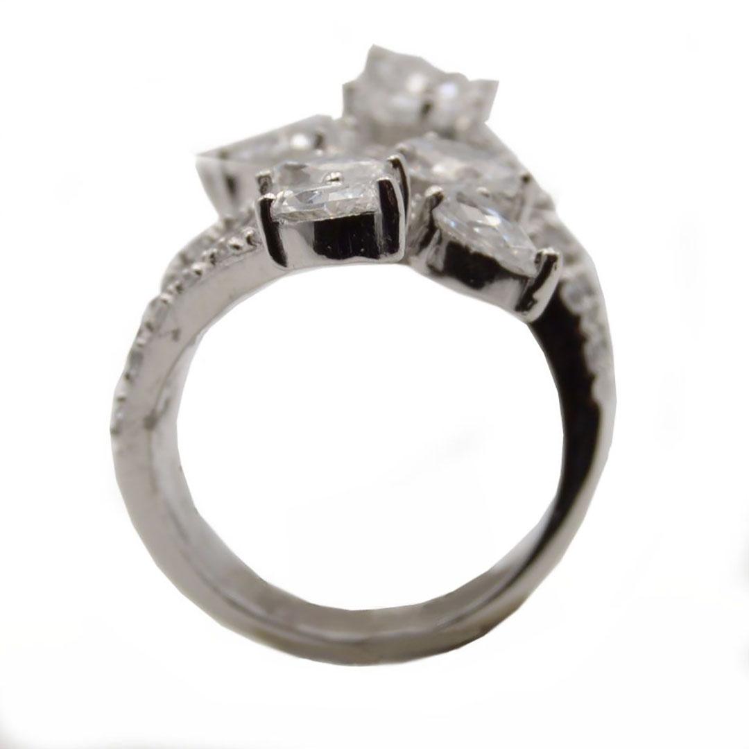 SORTIJA MUJER PLATA Y CIRCONITAS 3506