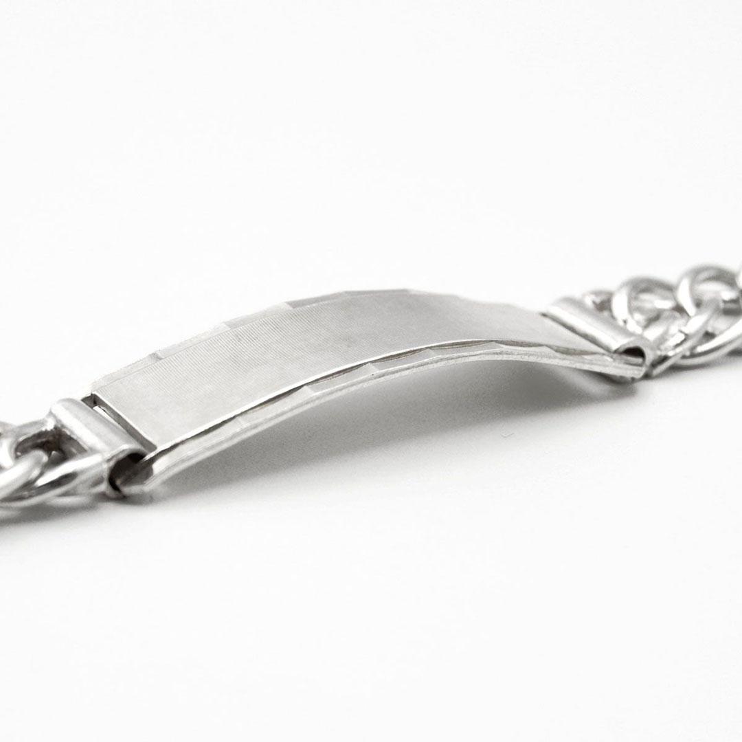 PULSERA TIPO ESCLAVA HOMBRE PLATA LEY 925 REF.115