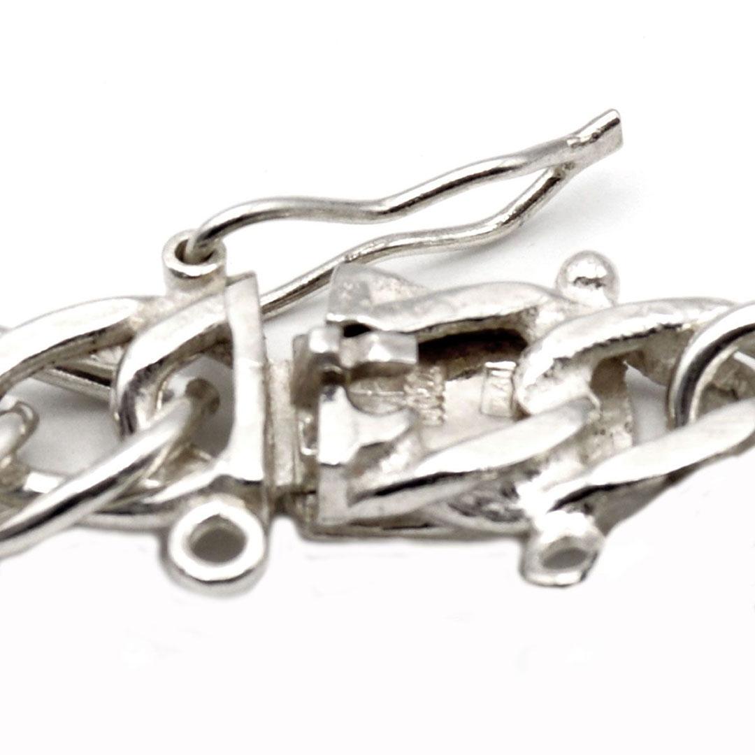 PULSERA TIPO ESCLAVA HOMBRE PLATA LEY 925 REF.115