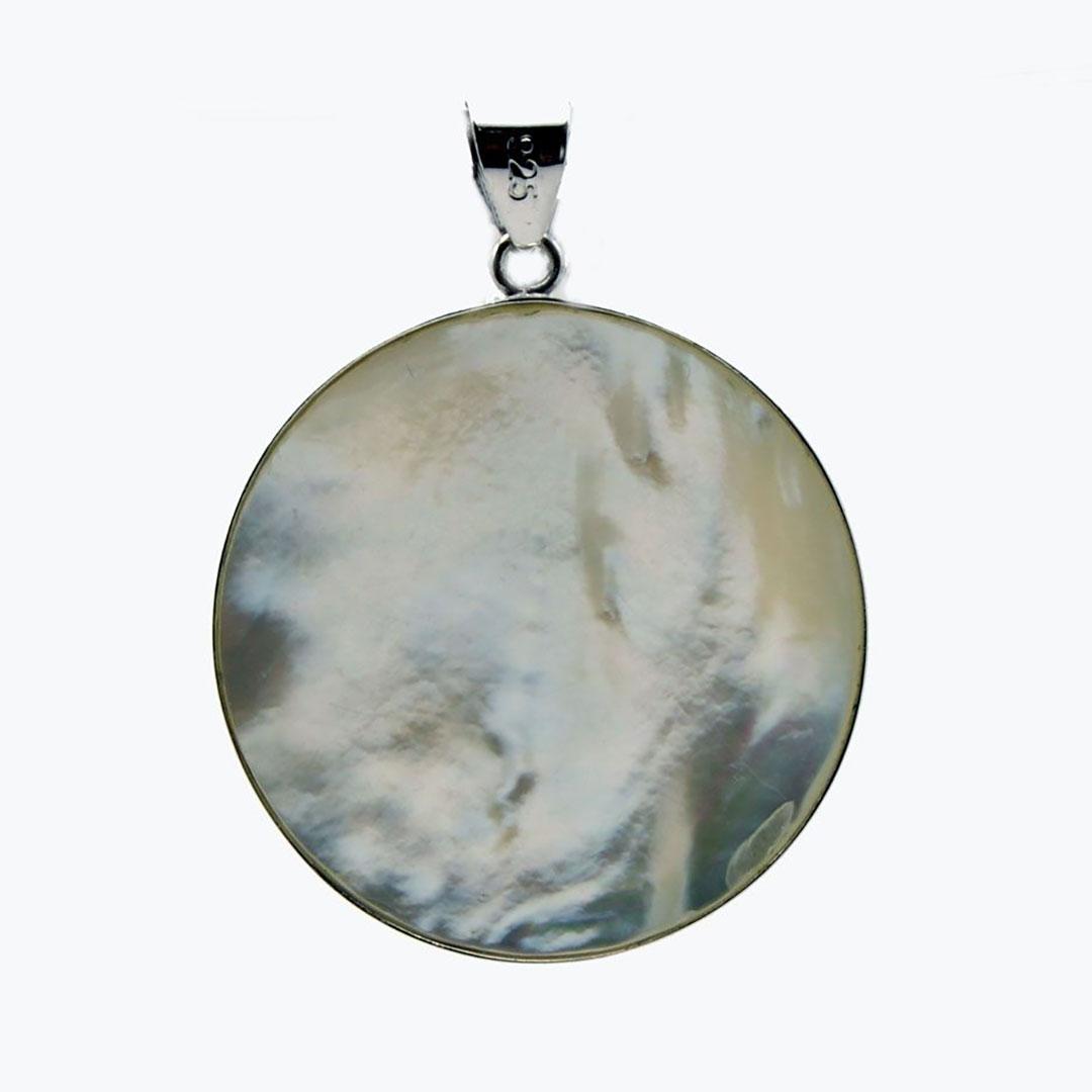 COLGANTE MUJER PLATA Y NÁCAR NIÑA 138032