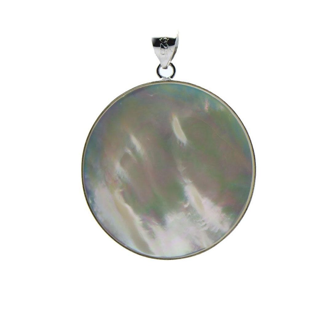 COLGANTE MUJER PLATA Y NÁCAR NIÑO Y NIÑA 138034