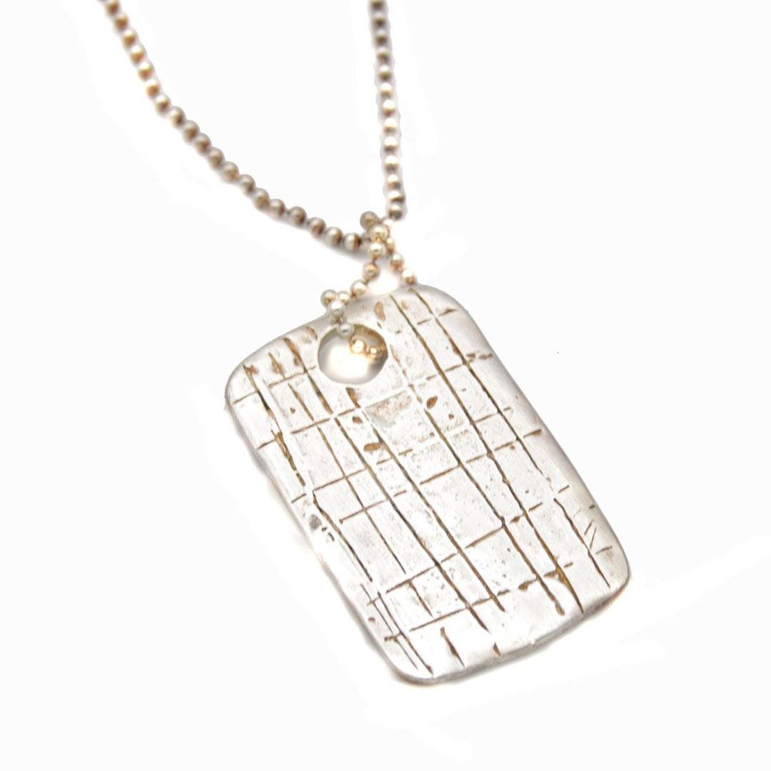 COLLAR HOMBRE PLATA  11810