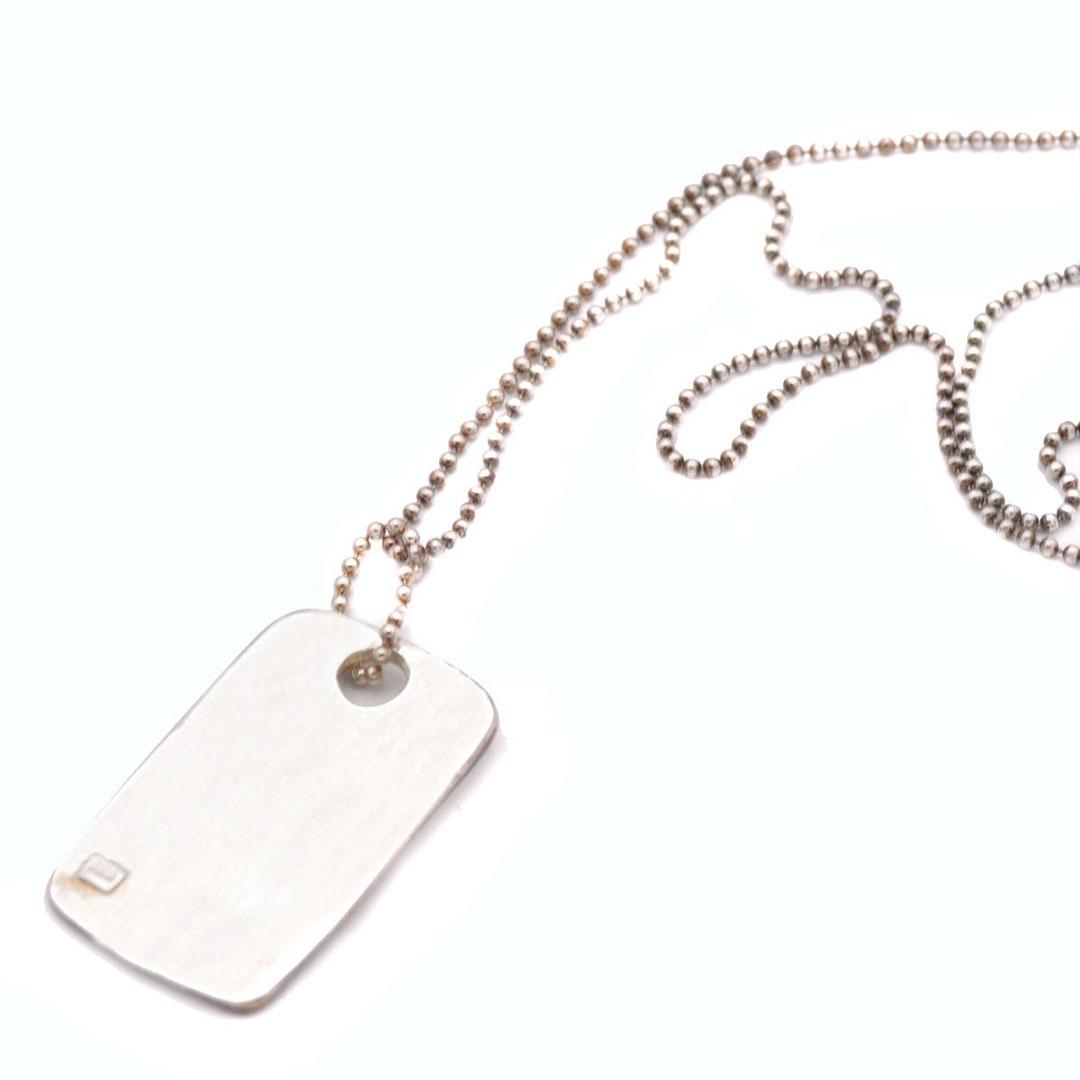 COLLAR HOMBRE PLATA  11810