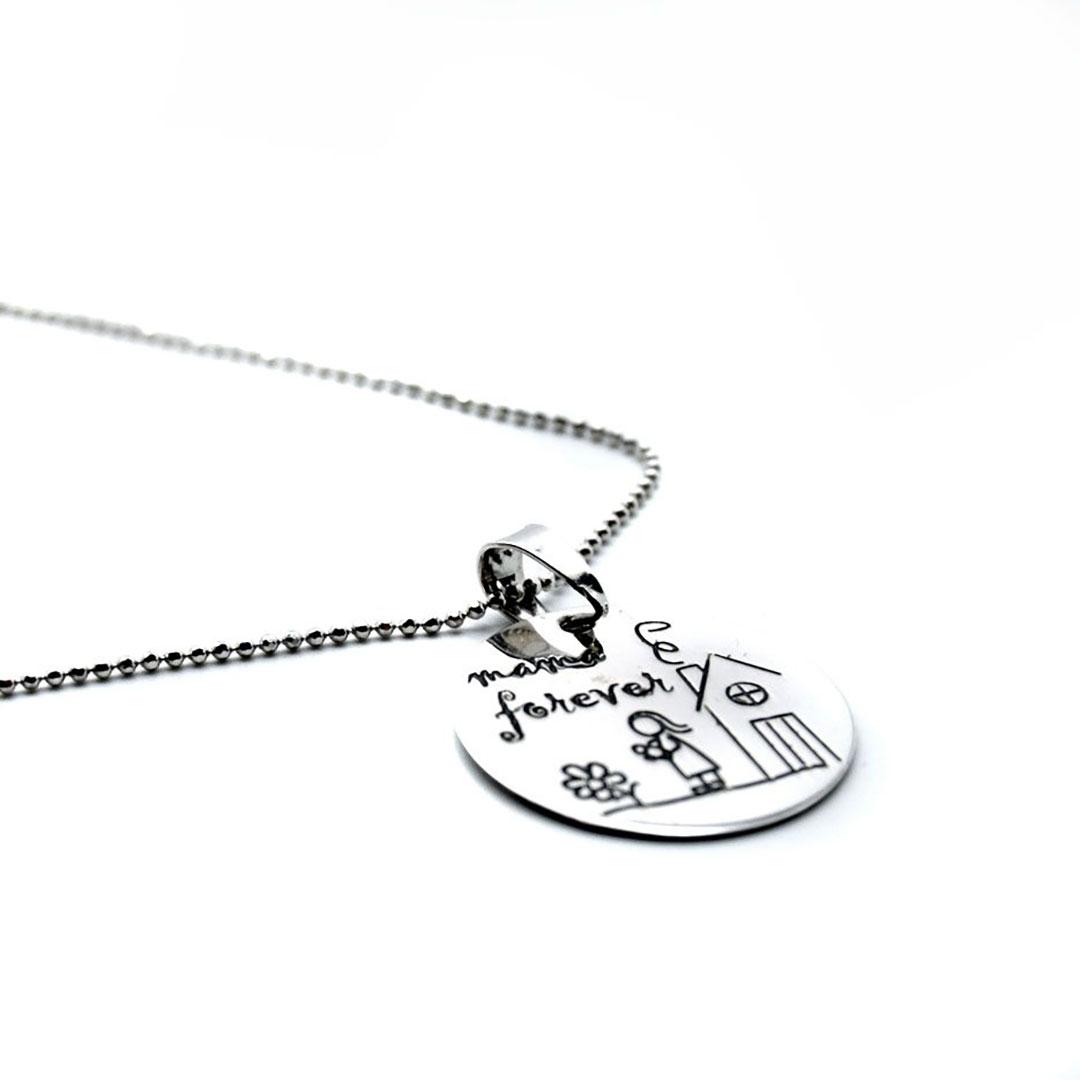 'COLLAR MUJER PLATA ''MAMA FOREVER'' 41341'