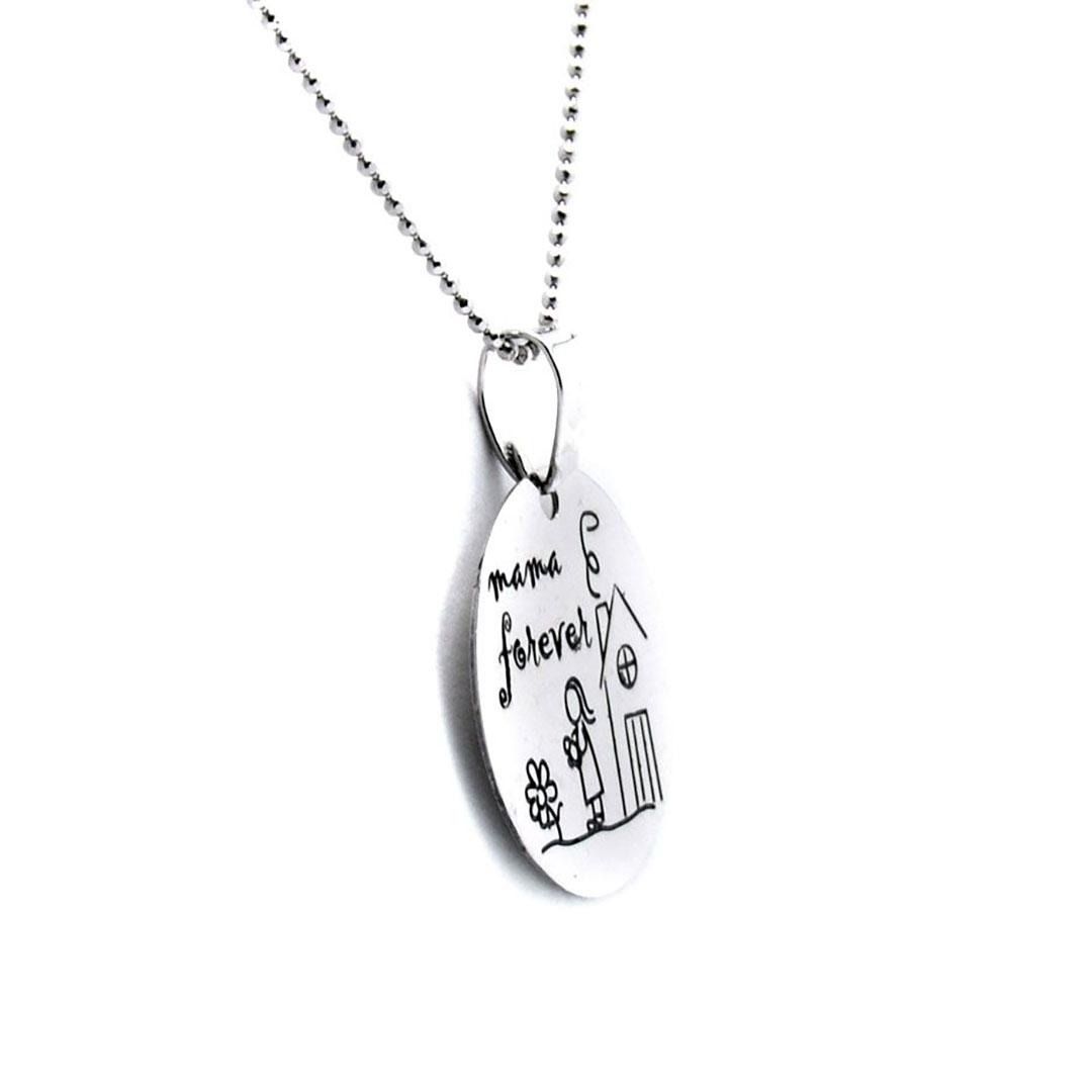 'COLLAR MUJER PLATA ''MAMA FOREVER'' 41341'