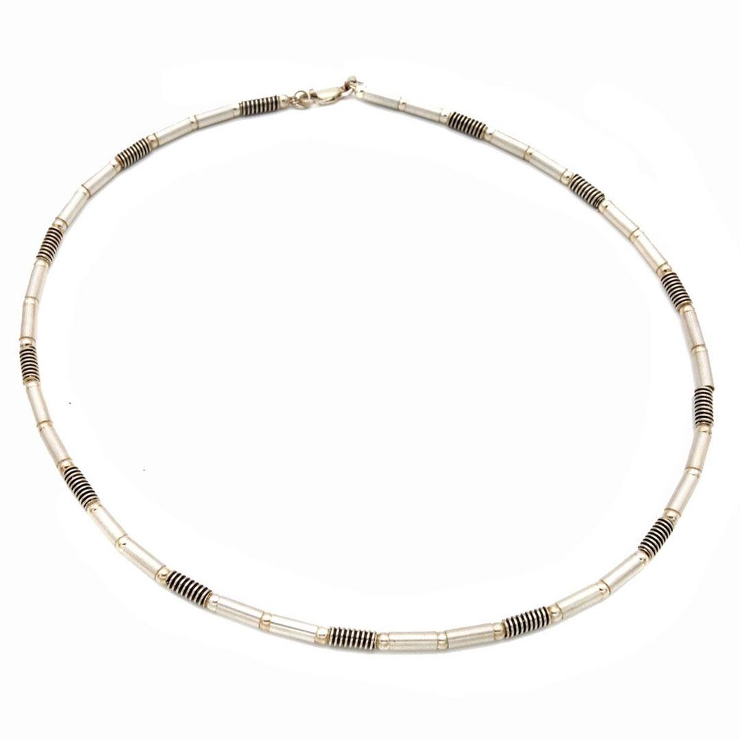 COLLAR HOMBRE PLATA 63054