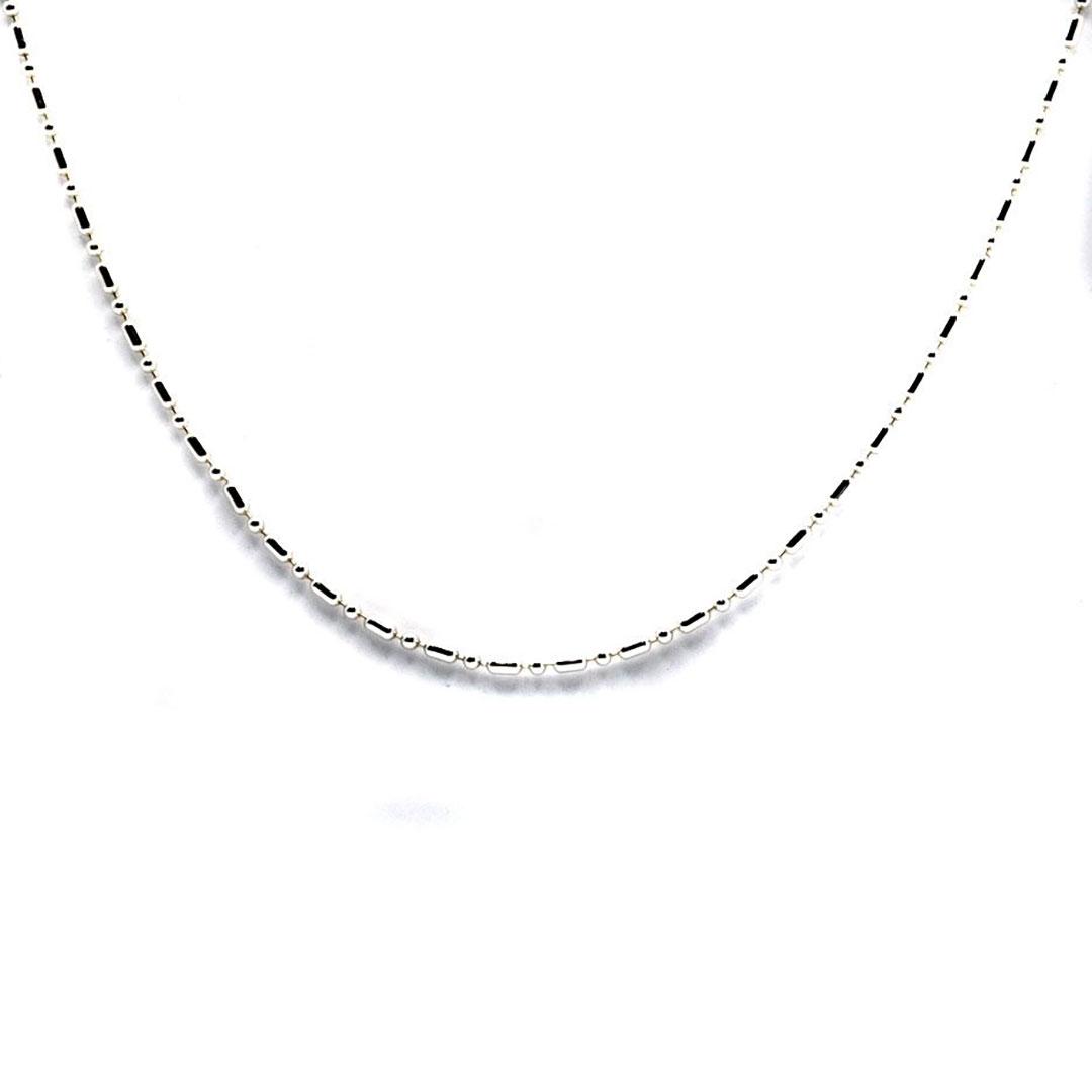 COLLAR MUJER PLATA P200X45