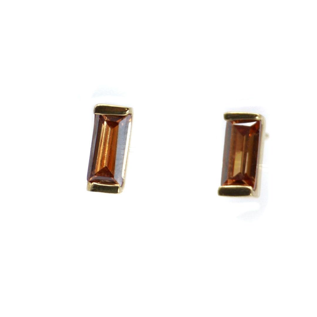 PENDIENTES MUJER PLATA DORADOS 13435PA