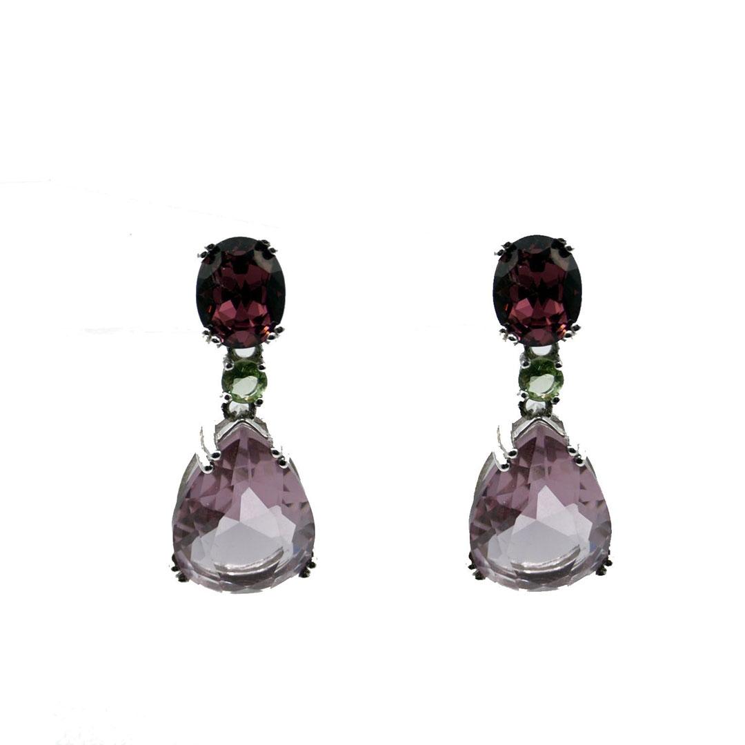 PENDIENTES LARGOS MUJER PLATA 21766