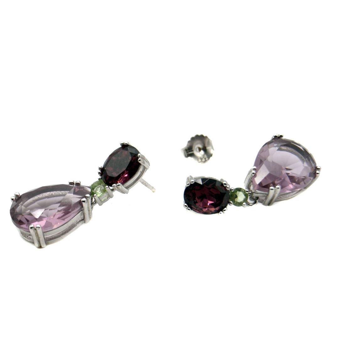 PENDIENTES LARGOS MUJER PLATA 21766