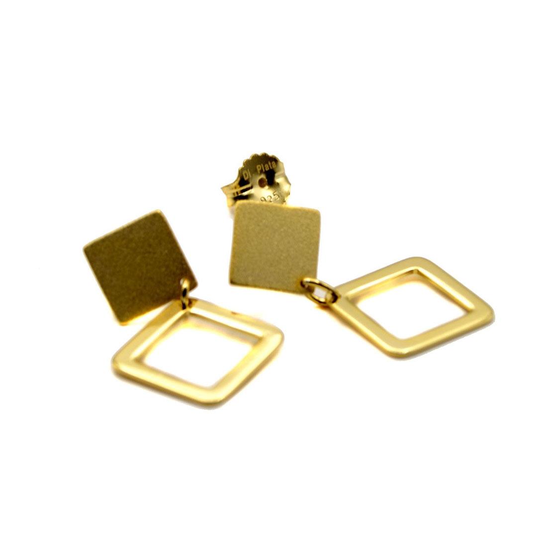 PENDIENTES  MUJER PLATA DORADOS 22557/Y