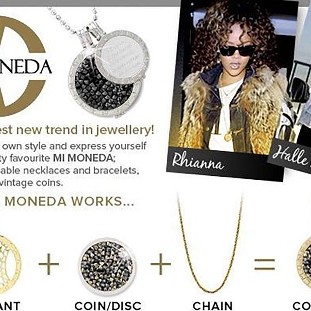 COLGANTE MI MONEDA PLATA IP ROSE PEN-03-S