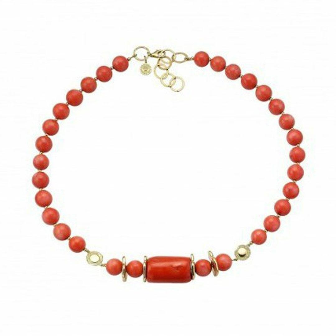 COLLAR MUJER DURAN EXQUSE 507642 PLATA CORAL