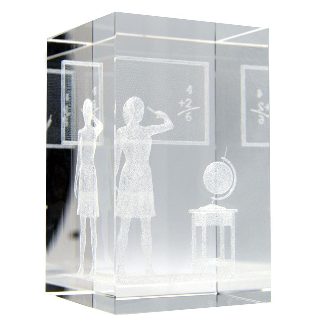 'FIGURA PRISMA CRISTAL ''PROFESORA'' 1482'