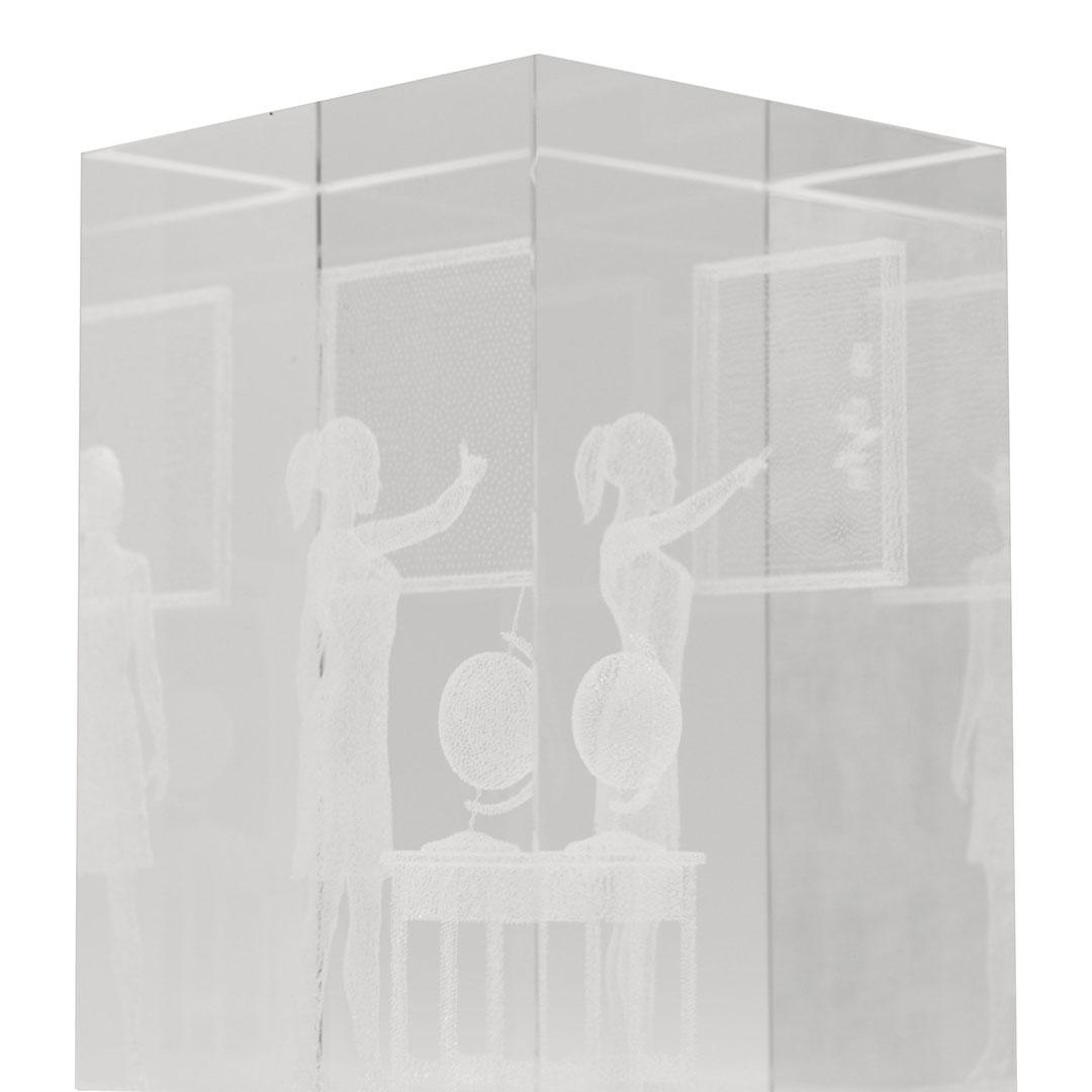 'FIGURA PRISMA CRISTAL ''PROFESORA'' 1482'